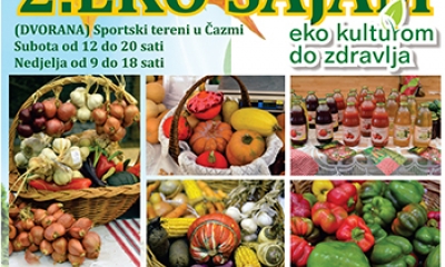 2. Eko sajam “Eko kulturom do zdravlja” 12. i 13.9.2015., Čazma