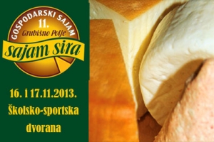 Program 11. gospodarskog sajma - SAJMA SIRA u Grubišnom Polju