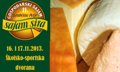 Program 11. gospodarskog sajma - SAJMA SIRA u Grubišnom Polju