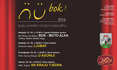 BOK fest 2016. - Bjelovarski odjeci kazališta